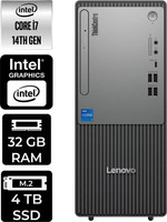 Lenovo TC Neo 50T Gen 5 i7 14700 32 GB 4 TB SSD W11H Masaüstü PC - PER4 Bellek 12UAS0GL00P328