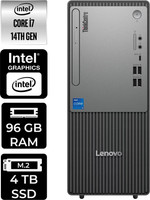 Lenovo TC Neo 50T Gen 5 i7 14700 96 GB 4 TB SSD FreeDOS Masaüstü PC - PER4 Bellek 12UAS0GL00P320