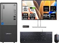 Lenovo TC Neo 50T Gen 5 i7 14700 32 GB 512 GB SSD RTX5050-8 GB 27" Monitör FreeDOS Masaüstü-PER4 Bellek 12UAS0GL00P1145