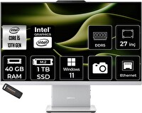 Lenovo IC 27IRH9 i5 13420H 27" 40 GB 1 TB SSD FHD W11P All in One Bilgisayar - PER4 Bellek F0HM0046TRP413