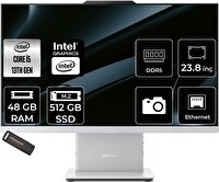 Lenovo IC 24IRH9 i5 13420H 23.8" 48 GB 512 GB SSD FHD 100Hz FreeDOS All in One Bilgisayar - PER4 Bellek F0HN0054TRP327