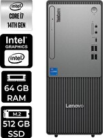 Lenovo TC Neo 50T Gen 5 i7 14700 64 GB 512 GB SSD FreeDOS Masaüstü PC - PER4 Bellek 12UAS0GL00P313