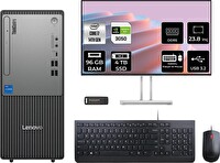 Lenovo TC Neo 50T Gen 5 i7 14700 96 GB 4 TB SSD RTX3050-6 GB 23.8" Monitör FreeDOS Masaüstü-PER4 Bellek 12UAS0GL00P800