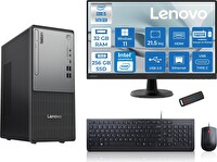 Lenovo Thinkcentre Neo 50T G5 I5 14400 32 GB 256 GB SSD 21.5" Monitör W11Pro Intel UHD 730 2112UAS1CF00P11 - Zetta USB