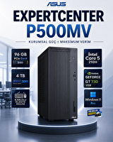 Asus P500MV Intel Core 5 210H 96 GB RAM DDR5 4 TB SSD GeForce GT 730 W11Pro Masaüstü Bilgisayar P500MVCORE5GT730RNP36