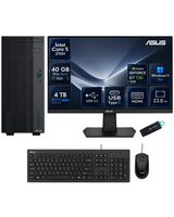 Asus ExpertCenter P500MV Core 5 210H 40 GB RAM DDR5 4 TB SSD GT730 W11Pro Masaüstü Bilgisayar - 23.8" Asus Monitör