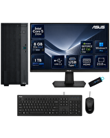 Asus ExpertCenter P500MV Intel Core 5 210H 8 GB RAM DDR5 1 TB SSD GT730 W11Pro Masaüstü Bilgisayar - 23.8" Asus Monitör