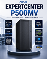 Asus ExpertCenter P500MV Core 7 240H 80 GB RAM DDR5 1 TB SSD GT 730 W11Pro Masaüstü Bilgisayar P500MVC7GT730RNP26
