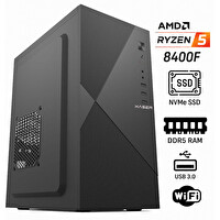 Xaser BusinessX110 AMD Ryzen 5 8400F 16 GB DDR5 RAM 512 GB SSD GT610 FreeDOS Masaüstü Bilgisayar