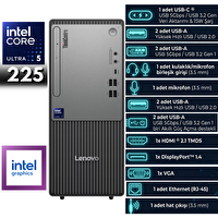 Lenovo Neo 50T ThinkCenter Ultra 5-225 40 GB DDR5 RAM 2 TB SSD Intel Graphics FreeDOS Masaüstü Bilgisayar 13BD007UTRHMF10