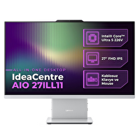 Lenovo IdeaCentre 27ILL11 Intel Core Ultra 5 226V 27" 16 GB RAM 512 GB SSD FHD FreeDOS All In One Bilgisayar F0JW000HTR