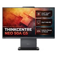 Lenovo ThinkCentre Neo 50a G5 Core i5-13420H 23.8" 64 GB RAM 4 TB SSD FHD FreeDOS All In One Bilgisayar 12SC000QTR 024