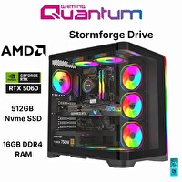 Quantum Raxius Stormforge Force Ryzen7 5700X  16GB 512SSD RTX5060 W11P Gaming Masaüstü Bilgisayar
