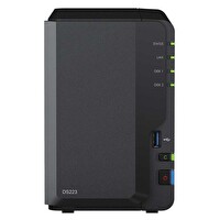 Synology DS223A4 2 GB 2x2 TB HDD 2x3.5" SATA Desteği RAID (0-1) NAS Depolama Ünitesi