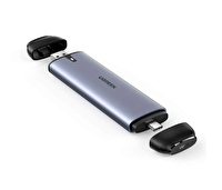 Ugreen 70533 CM298 2in1 USB A - USB C 3.1 Gen2 to M.2 SATA SSD Key B / B + M Harici Disk Kutusu