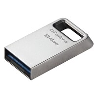 Kingston DTMC3G2-64GB Datatraveller Micro 200 MB-S Metal USB 3.2 Gen1 Flash USB Bellek