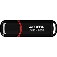 Adata UV150 512 GB USB3.2 Gen1 Black Flash Bellek