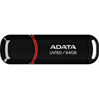 Adata UV150 64 GB USB3.2 Gen1 Black Flash Bellek