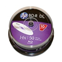 HP Blu-Ray BD-R DL 6X 50GB 10'lu Cake Box - Printable