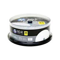 HP Blu-Ray BD-R 6X 25GB 25'li Cake Box - Printable