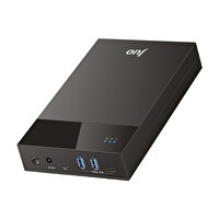 Juo JHD40 2.5 ve 3.5" USB 3.1 Type-C 5 Gbps 3 Port USB Hub 24 TB Destekli SATA HDD SSD Harici Disk Kutusu