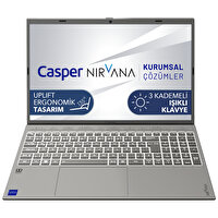 Casper Nirvana C650.1235-8U00X-G-F i5 1235U 15.6" 8 GB RAM 250 GB NVMe SSD Gen4 FreeDOS Laptop