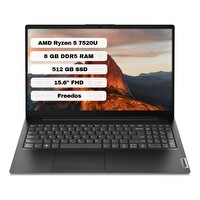 Lenovo V15 G4 AMN 82YU0124TX AMD Ryzen 5 7520U 15.6" 8 GB RAM 512 GB SSD FHD FreeDOS Laptop