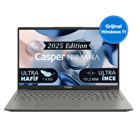 Casper Nirvana X600 Ryzen5-7430U 8GB 500GB SSD 15.6" W11P Laptop X600.7430-8V00R-G-F