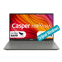 Casper Nirvana X650 i5-13420H 16GB DDR5 1TB SSD W11P 15.6" Laptop X650.1342-BF00R-G-F