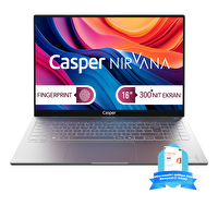Casper Nirvana S100 İ7-13620H 16GB DDR5 RAM 500GB SSD W11H Microsoft® Office 365 Bireysel (1 Yıllık) S100.1362-BV00A-G-F-OFM365