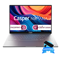 Casper Nirvana S100 300NIT İ7-13620H 32GB DDR5 RAM 500GB SSD W11H Kablolu Klavye-Mouse Set S100.1362-DV00A-G-F-D2D1