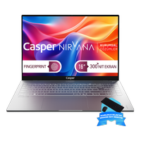 Casper Nirvana S200 300NIT i5-13420H 16GB DDR5 RAM 2TB SSD W11H Kablolu Klavye-Mouse Set S200.1342-BX00A-G-F-D2D1