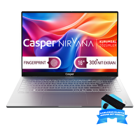 Casper Nirvana S200 300NIT i5-13420H 16GB DDR5 RAM 500GB SSD Freedos Kablosuz Klavye-Mouse Set S200.1342-BV00X-G-F-D200
