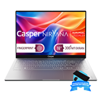 Casper Nirvana S200 300NIT İ7-13620H 32GB DDR5 RAM 1TB SSD Freedos Kablolu Klavye-Mouse Set S200.1362-DF00X-G-F-D2D1