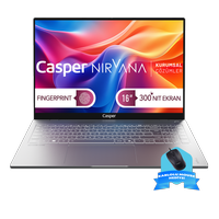 Casper Nirvana S200 300NIT i5-13420H 16GB DDR5 RAM 1TB SSD Freedos Kablolu Mouse S200.1342-BF00X-G-F-KM35S