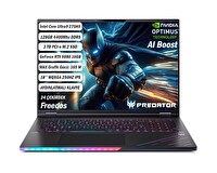 Acer Predator PH18-73 NH.QVZEY.001 Intel Core Ultra 9 275HX 18" 128 GB RAM 3 TB SSD RTX5080 WQXGA IPS 250Hz FreeDOS Notebook