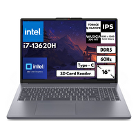 Lenovo IdeaPad Slim 3 16IRH10 Intel Core i7-13620H 40 GB DDR5 RAM 2 TB SSD 16" WUXGA W11 Home Notebook 83K2001VTRAT39