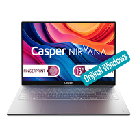 Casper Nirvana S100 i7-13620H 48GB DDR5 1TB W11H Laptop 16" S100.1362-GF00A-G-F