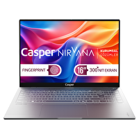 Casper Nirvana S200 300NIT i7-13620H 24GB DDR5 500GB SSD 16" W11H Laptop S200.1362-CV00A-G-F