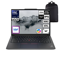 Lenovo ThinkPad E14 G6 Ultra 7-155U 40 GB DDR5 RAM 1 TB SSD 14" W10 Home Notebook-S.Çantası 21M70043TXHMF20