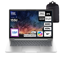 HP EliteBook 640 G11 Ultra 7-155U 16 GB DDR5 RAM 2 TB SSD Intel Graphics 14" FreeDOS Notebook-S.Çantası B2RK9ESHMF6