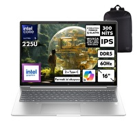 HP EliteBook 6 Ultra 5 225U 64 GB DDR5 RAM 2 TB SSD Intel Graphics 16" W11 Pro Notebook - S. Çantası AD4B9ETHMF8