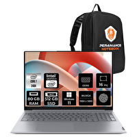 Lenovo ThinkBook 16 Gen 8 21SH009GTXP437 Core 7 240H 16" 80 GB RAM 512 GB SSD FHD+ W11P Notebook-PER4 Çanta