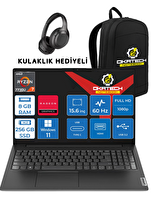 Lenovo V15 Ryzen 7 7730U 15.6" 8 GB RAM DDR4 256 GB SSD Full HD Win11Pro Notebook - Okatech Çanta