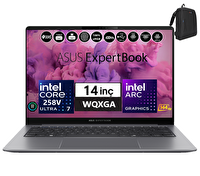 Asus Expertbook P5405CSA WI7321 TB SSDS0D14 Ultra 7 258V AI 14" 32 GB RAM 2 TB SSD IPS W11Pro Notebook - Zetta Çanta