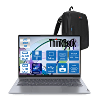 Lenovo Thinkbook 14 G7 LML 21MR0050TRP15 Ultra 7 155H 14" 32 GB RAM 4 TB SSD Wuxga IPS W11Pro Notebook - Zetta Çanta