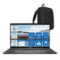 MSI Modern 15 F1MG632XTRF34 Core 7 150U 15.6" 64 GB RAM 2 TB SSD IPS Full HD 1920X1080 FreeDOS Notebook - Zetta Çanta