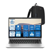 HP Probook 440 G10 968L9ETP35 Core i7 1355U 14" 64 GB RAM 4 TB SSD IPS Full HD 250 Nits W11Pro Notebook - Zetta Çanta