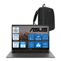 Asus Vivobook WS3607VA S16 ZRP07719 Core i7 13620H- 16" 32 GB RAM 2 TB SSD Wuxga 144Hz FreeDOS Notebook-Zetta Çanta