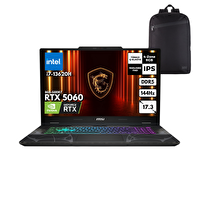 MSI CYBORG 17 i7-13620H 32-GBDDR5 1 TBSSD RTX5060 (8GB-GDDR7) 17.3" FHD 144Hz IPS Windows 10 Pro + S.Çantası B13WFKG-092XTRHMF37